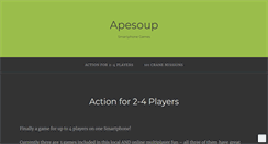 Desktop Screenshot of apesoup.com