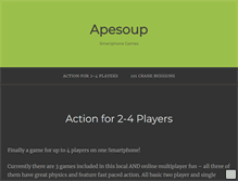 Tablet Screenshot of apesoup.com